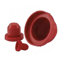 Tapón de plástico roscado para accesorios JIC acampanados
