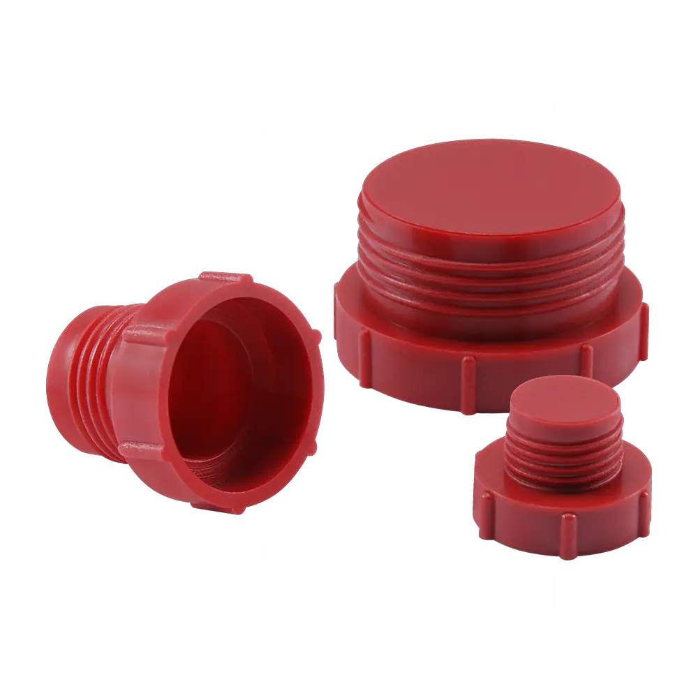 Tapones con Rosca para Ajuste Acampanado Invertido