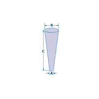 Tapones Cónicos de Hule Silicón