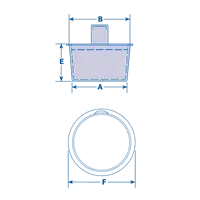 Tapones de plástico para extracción exterior
