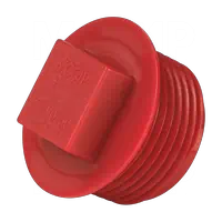 Tapones de cabeza cuadrada y pestaña para roscas NPT