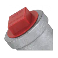 Tapones con Cabeza Cuadrada y Pestaña para Rosca NPT