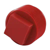 Tapones de plástico con cabeza cuadrada