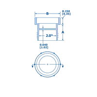 Tapones para Tubo MS-21921 Acampanado y Ensamble de Tuercas