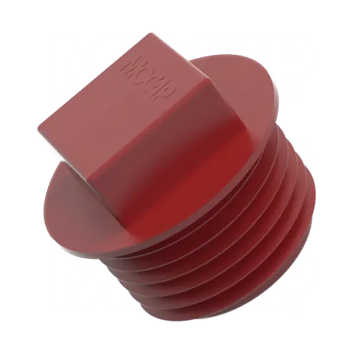 Tapones con cabeza cuadrada y pestaña para roscas NPT