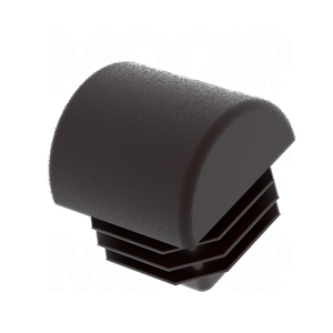 Tapones Cuadrados para Tubería con terminación curva Inserciones de tubería cuadrada acanalada de tubo de LDPE